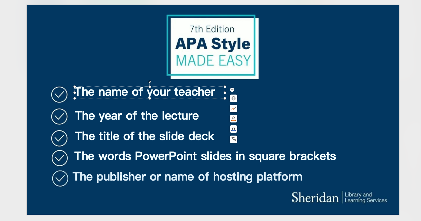 Editable bullet text in the exported PowerPoint