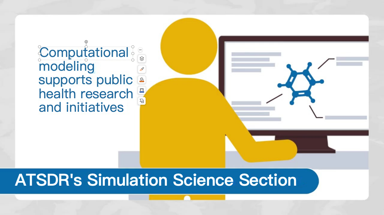 Recognized training-slide text selected in the exported PowerPoint